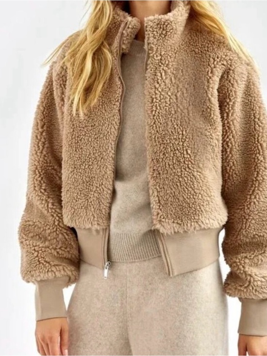 Babaton Jackets & Blazers - Aritzia Babaton~Antic Sherpa Bomber Jacket
